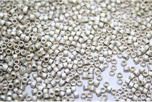 Miyuki Delica Beads Galvanized Silver Matted 11/0 - Pack 50gr
