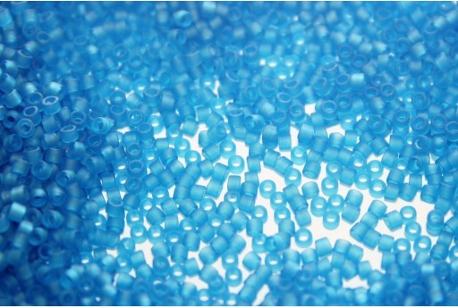 Miyuki Delica Beads Matted Transparent Capri Blue 11/0 - Pack 50gr