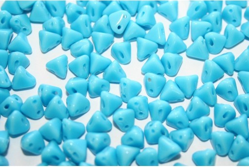 Perline Super-Khéops® Par Puca® Opaque Blue Turquoise 6mm - 10gr