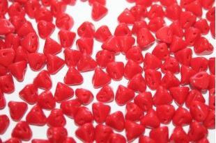 Super-Khéops® Par Puca® Beads Opaque Coral Red 6mm - Pack 50gr