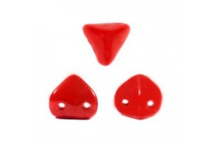 Super-Khéops® Par Puca® Beads Opaque Coral Red 6mm - Pack 100gr