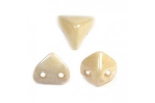 Super-Khéops® Par Puca® Beads Opaque Beige Ceramic Look 6mm - Pack 50gr