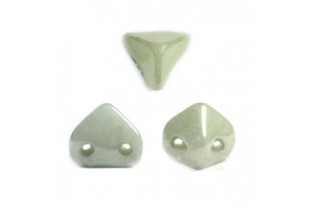 Super-Khéops® Par Puca® Beads Opaque Light Green Ceramic Look 6mm - Pack 50gr