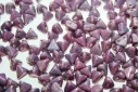 Perline Super-Khéops® Par Puca® Opaque Mix Amethyst Gold Ceramic Look 6mm - 10gr