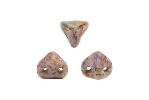 Super-Khéops® Par Puca® Beads Opaque Mix Rose Gold Ceramic Look 6mm - 10gr 2