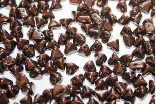 Super-Khéops® Par Puca® Beads Dark Bronze 6mm - Pack 50gr
