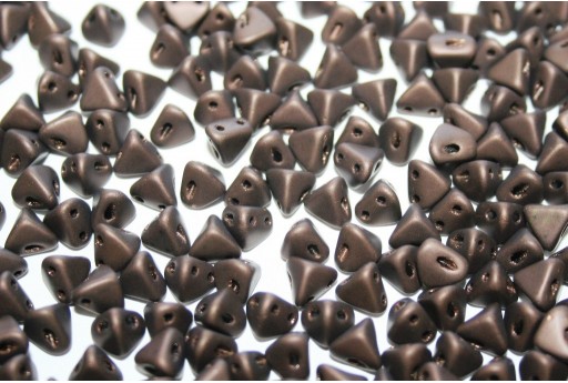 Super-Khéops® Par Puca® Beads Dark Bronze Mat 6mm - Pack 100gr