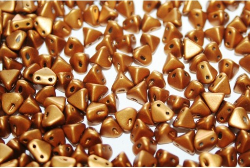 Super-Khéops® Par Puca® Beads Bronze Gold Mat 6mm - Pack 50gr