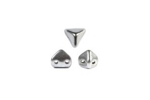 Super-Khéops® Par Puca® Beads Silver Alluminum Mat 6mm - Pack 50gr