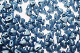 Super-Khéops® Par Puca® Beads Blue Metallic Mat 6mm - Pack 100gr