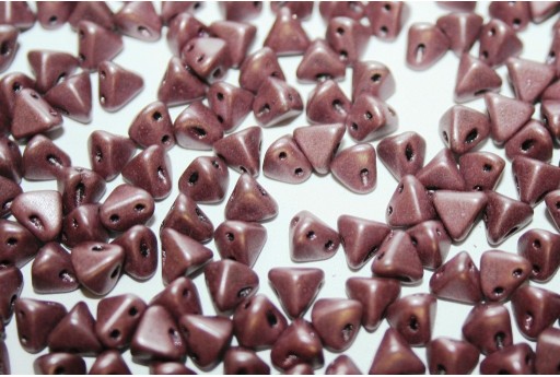 Super-Khéops® Par Puca® Beads Dark Plum Metallic Mat 6mm - Pack 50gr