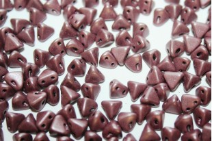 Super-Khéops® Par Puca® Beads Dark Plum Metallic Mat 6mm - Pack 50gr