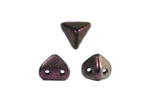 Perline Super-Khéops® Par Puca® Dark Violet Metallic Mat 6mm - 10gr 2