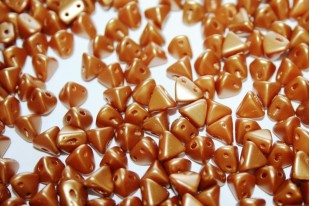 Super-Khéops® Par Puca® Beads Pastel Amber 6mm - Pack 50gr