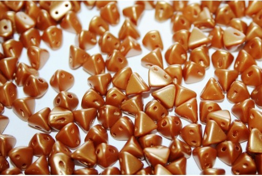 Super-Khéops® Par Puca® Beads Pastel Amber 6mm - Pack 100gr