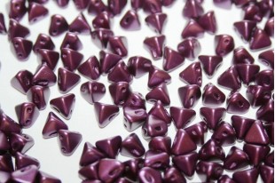 Super-Khéops® Par Puca® Beads Pastel Bordeaux 6mm - Pack 50gr