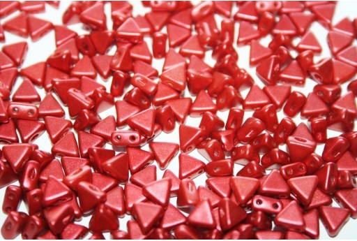 Khéops® Par Puca® Beads Red Metallic Mat 6mm - 10gr