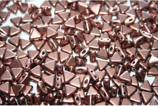 Khéops® Par Puca® Beads Copper Gold Mat 6mm - 10gr