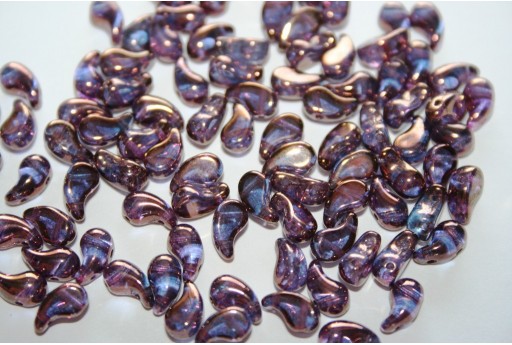 Perline Zoliduo® Left Crystal Bronze 5x8mm - 20pz