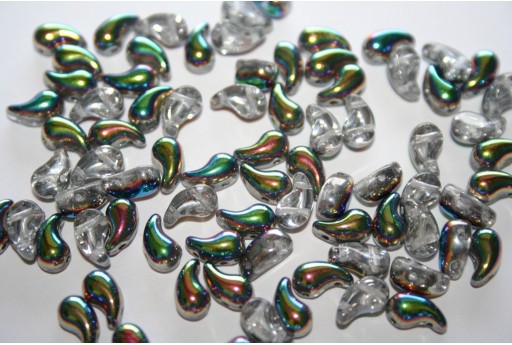 Zoliduo® Left Beads Crystal Vitrail 5x8mm - 20pcs