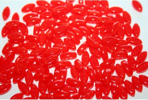 Cali Beads Orange Red Opal 8x3mm - 30pcs