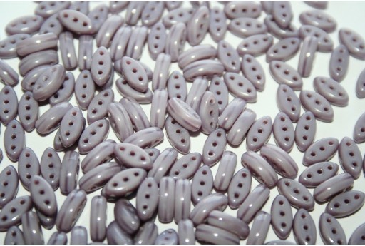 Cali Beads Opaque Lavender 8x3mm - 30pcs