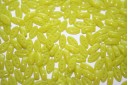 Cali Beads Chartreuse Silk 8x3mm - 30pcs