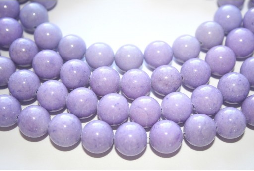 Mashan Jade Beads Lavender Sphere 12mm - 32pcs