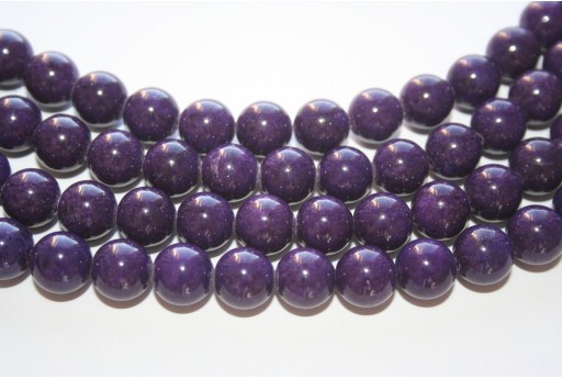 Pietre Dure Giada Mashan Viola Sfera 10mm - 40pz.