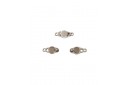 Silver Magnetic Clasp 17x7mm - 1pcs
