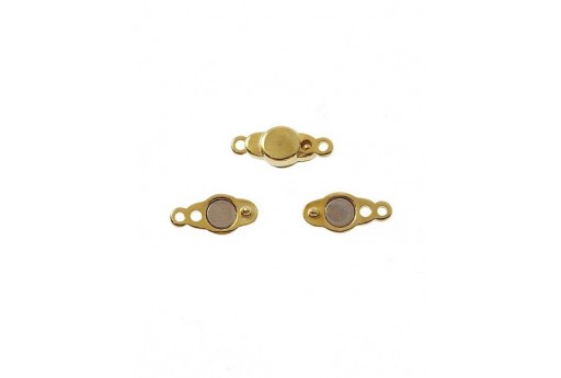 Golden Magnetic Clasp 17x7mm - 1pcs