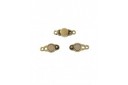 Brass Magnetic Clasp 17x7mm - 1pcs