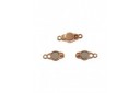 Rose Gold Magnetic Clasp 17x7mm - 1pcs