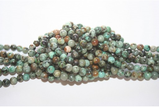 African Turquoise Rounds 4mm - 86pcs