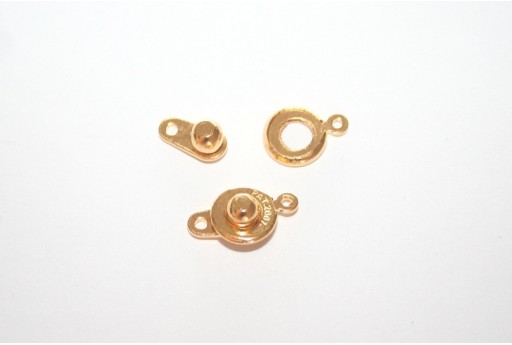 Brass Clasp Golden Color 10mm - 1pcs