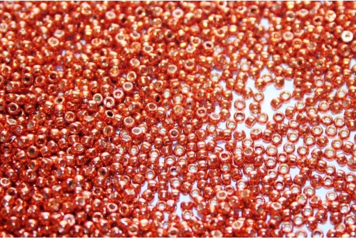 Toho Seed Beads Permanent Finish Galvanized Saffron 15/0 - 10gr