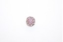 Cubic Zirconia Micro Pavè Tondo Rosa 6mm