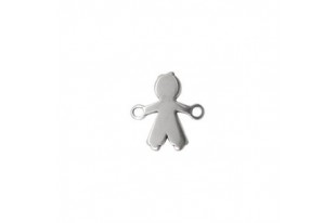 Link Bambino Argento 15x10mm - 4pz