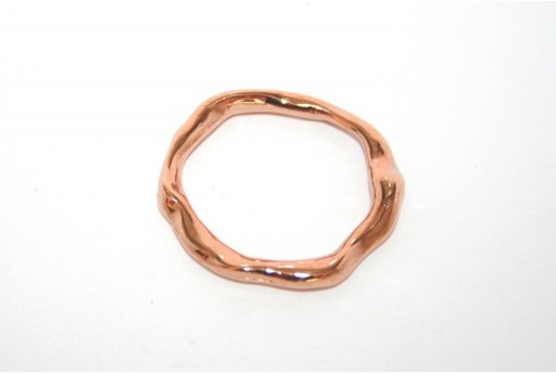 Anello Connettore Oro Rosa 27x24mm - 1pz