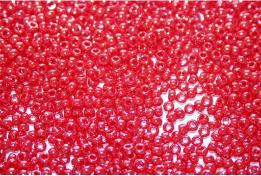 Miyuki Seed Beads Red Opaque Luster 11/0 - Pack 50gr