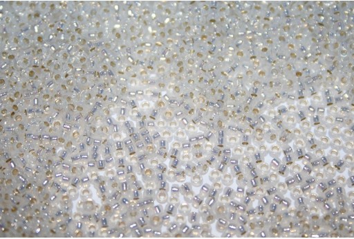 Miyuki Seed Beads Gilt Lined White Opal 15/0 - 10gr