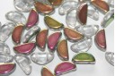 Semi Circle® Beads Crystal Vitrail 5x10mm - 20pcs