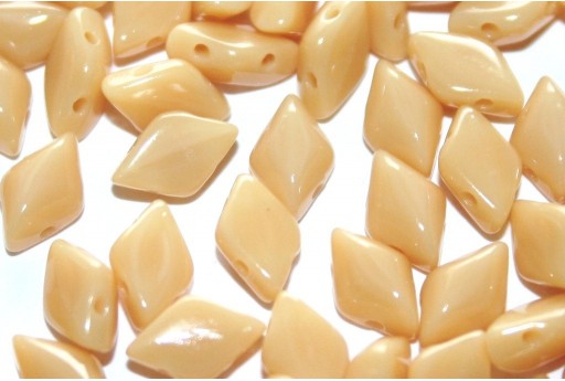 GemDuo Beads Ivory 8x5mm - 10gr