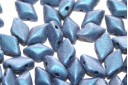 Perline GemDuo Matubo Metallic Suede Blue 8x5mm - 10gr