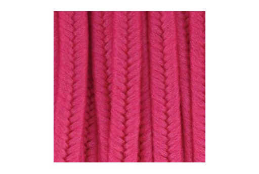 Polyester Soutache Cord Deep Pink 3mm - 5mtr