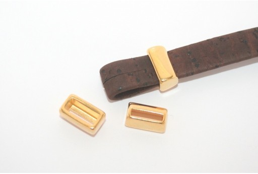 Bracelet Loop-Component Gold Zamak 8x13mm - 2pcs