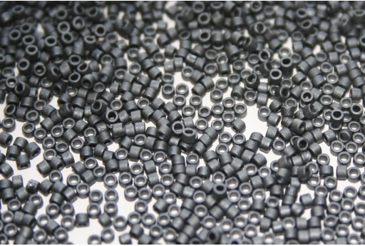 Miyuki Delica Beads Metallic Dark Grey Matted 11/0 - 8gr