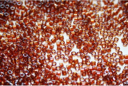 Miyuki Delica Beads Transparent Dark Topaz Luster 11/0 - 8gr