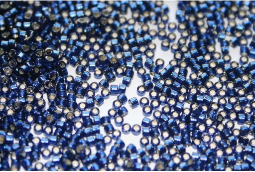 Miyuki Delica Beads Duracoat Silver Lined Dyed Navy Blue 11/0 - 8gr
