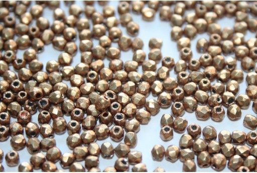 Fire Polished Beads Saturated Metallic Flame 2mm - 80pz